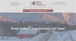 Desktop Screenshot of dustytrailrealty.com
